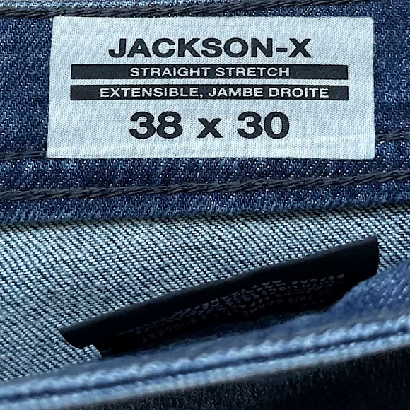 David Britton BUFFALO Dark Wash Denim 5PKT JACKSON Straight Jeans 38”X 30” - Picture 3 of 15